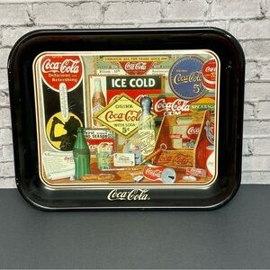 Coca Cola Through The Years By Sandra E Porter 1990 Vintage Serving Tray